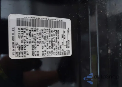 2013 Nissan Rogue Sv W/Sl Pkg z USA, uszkodzony, nr VIN JN8AS5MV2DW103896